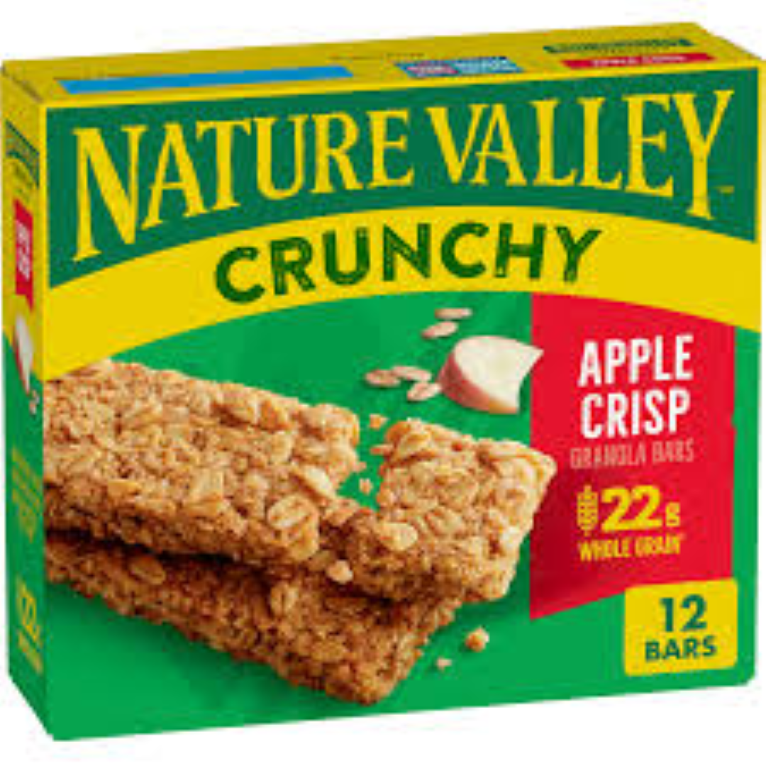 NATURE VALLEY GRANOLA BAR APPLE CRISP 250G